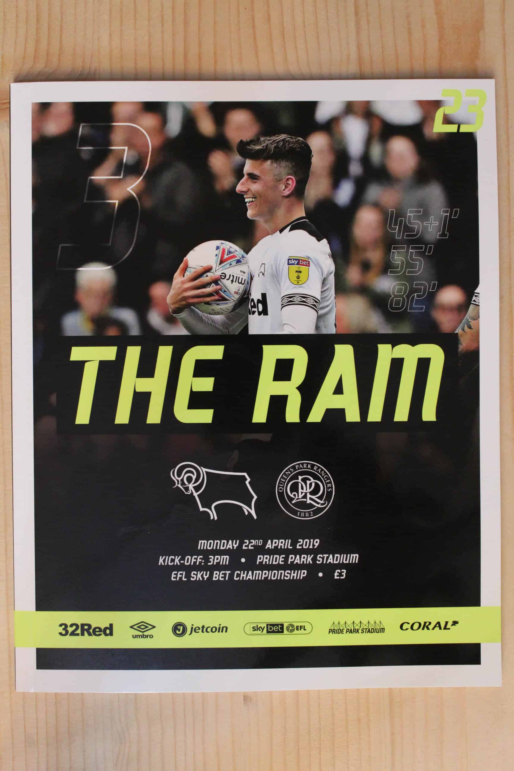 Derby County FC v Queens Park Rangers FC